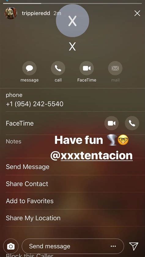 Xxxtentacion phone number - During the trial, prosecutors linked XXXTentacion's killers to the slaying through surveillance video from inside and outside Riva Motorsports, plus cell phone videos the men recorded showing them ...